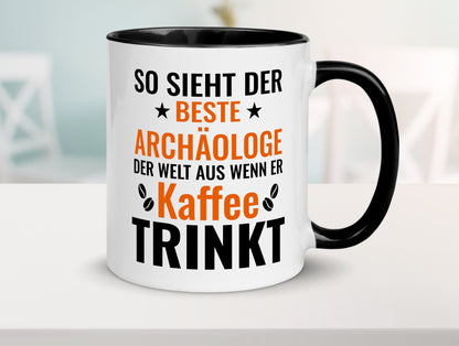 Kaffee trinkt: Archäologe | Archäologie Forscher lustig Humor Geschenkidee
