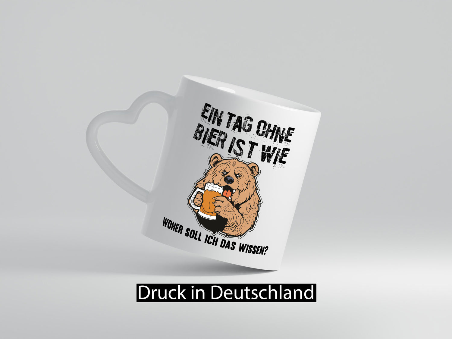 Ein Tag ohne bier ist wie woher soll ich das wissen | Geschenkidee Humor Tasse
