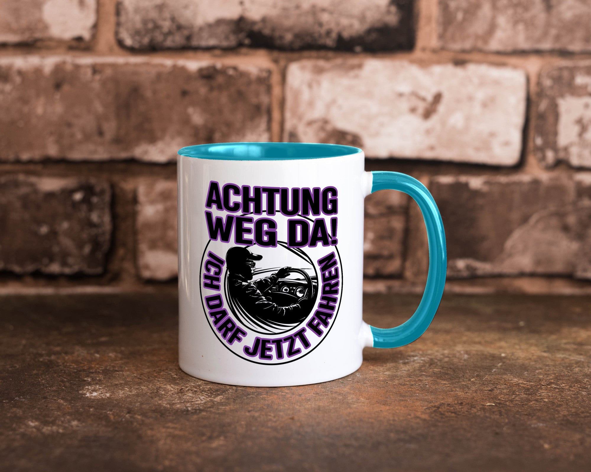 Achtung weg da ich darf jetzt Fahren | Führerschein lustig Humor Geschenkidee