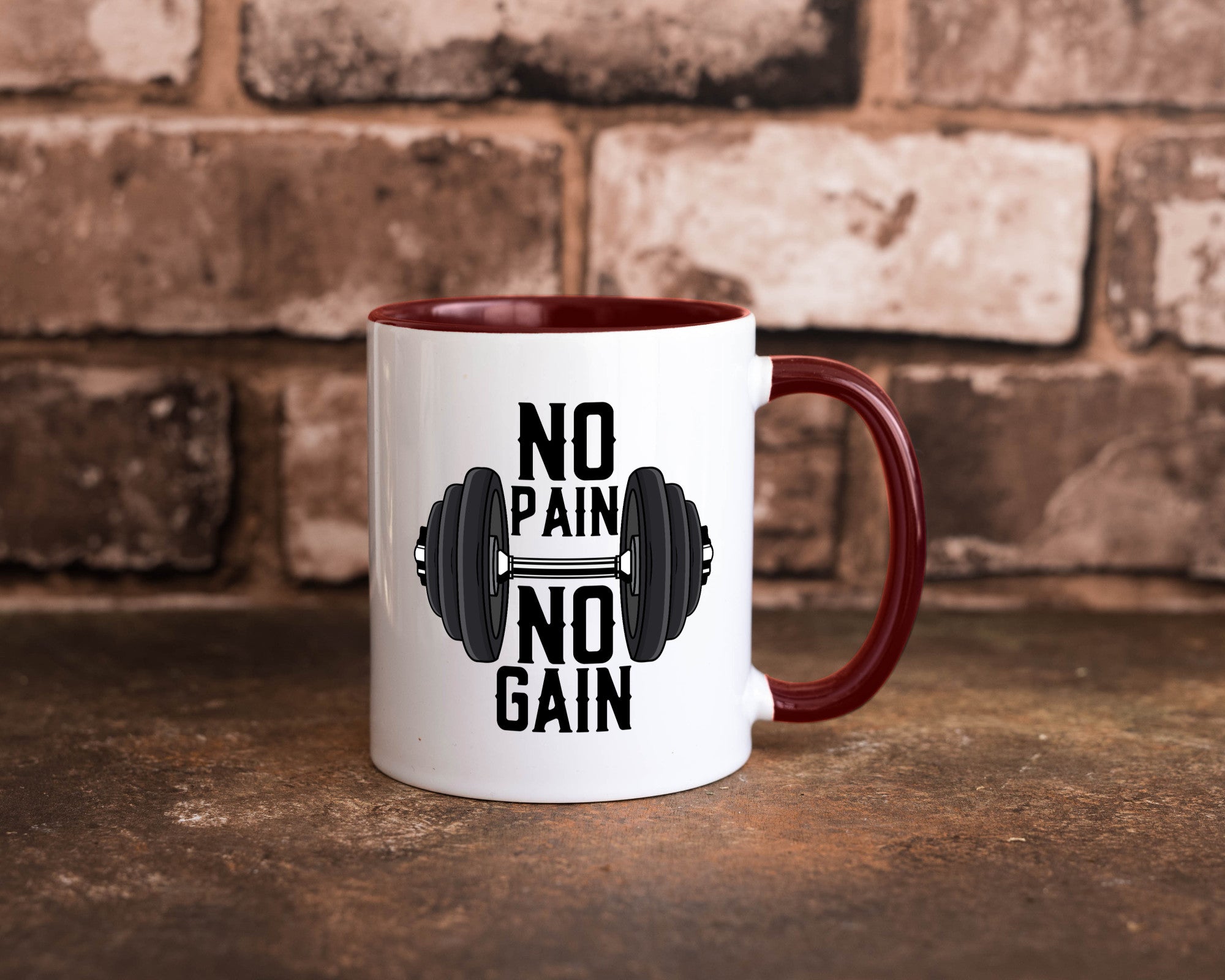 No Pain Gain | Training Motivation Fitness Pumpen lustig Humor Geschenkidee