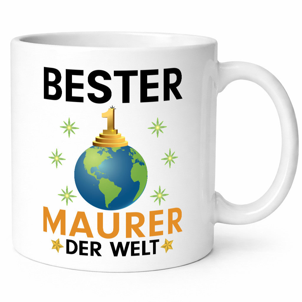Welt Bester Maurer | Bau Handwerker Geschenkidee Humor Tasse