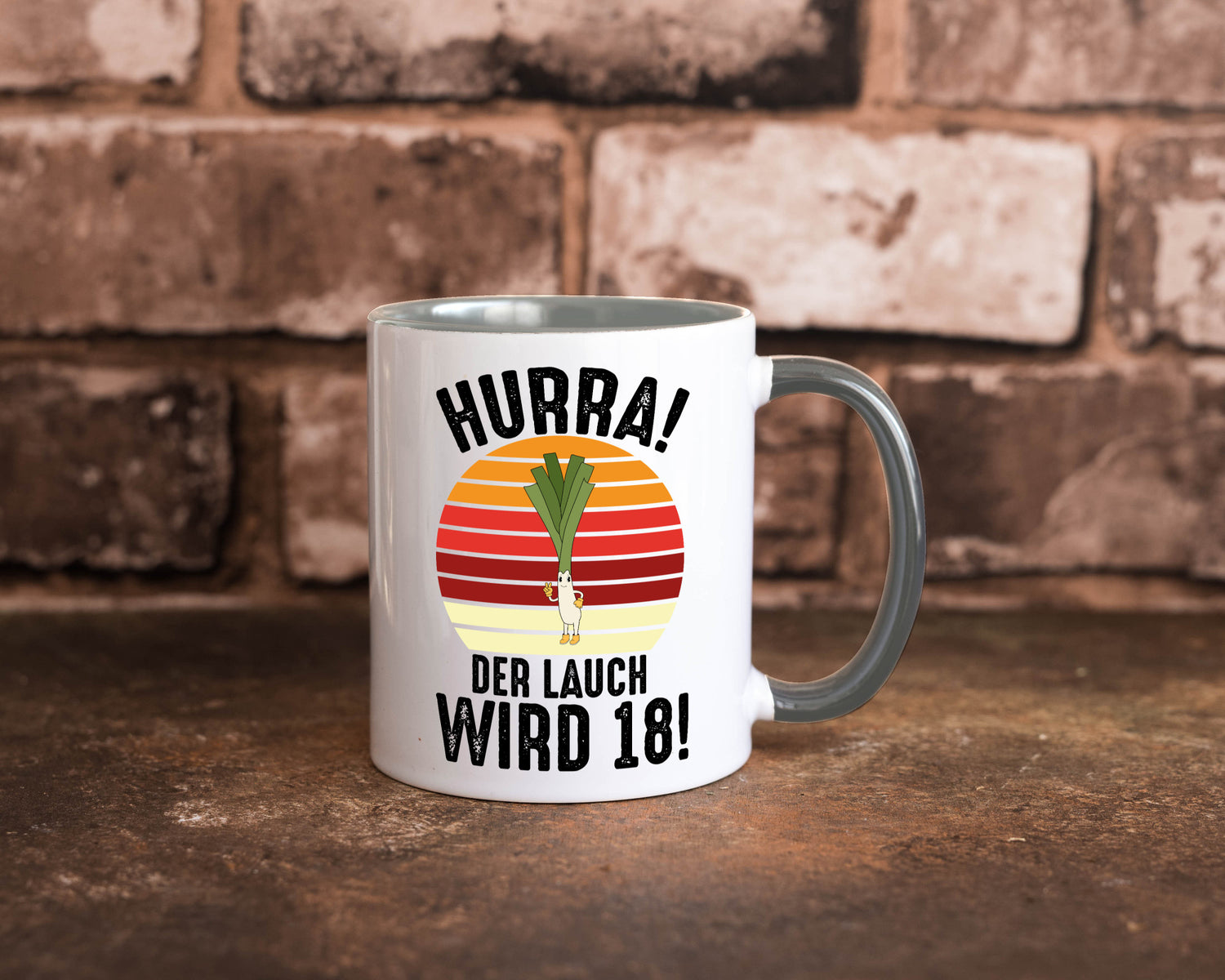 Hurra der lauch wird 18 | 18. Geburtstag Ehrentag lustiger Spruch Geschenk