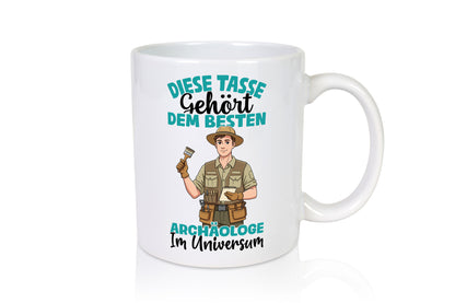 Im Universum: Archäologe | Archäologie Forscher lustig Humor Geschenkidee