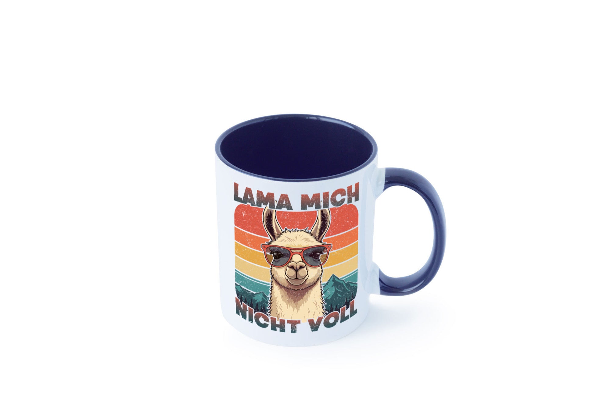 Lama mich nicht voll | Alpaka Kamel Retro lustig Humor Geschenkidee Geschenk