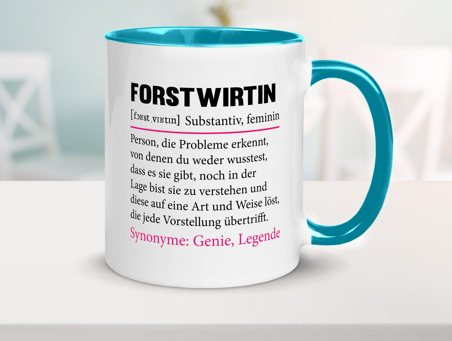 Forstwirtin | Beruf Spruch Forst Wirtin Humor Arbeit Kollegen Büro Geschenkidee