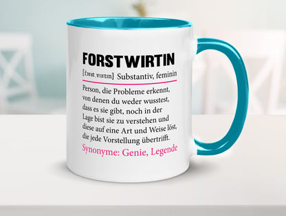 Forstwirtin | Beruf Spruch Forst Wirtin Humor Arbeit Kollegen Büro Geschenkidee