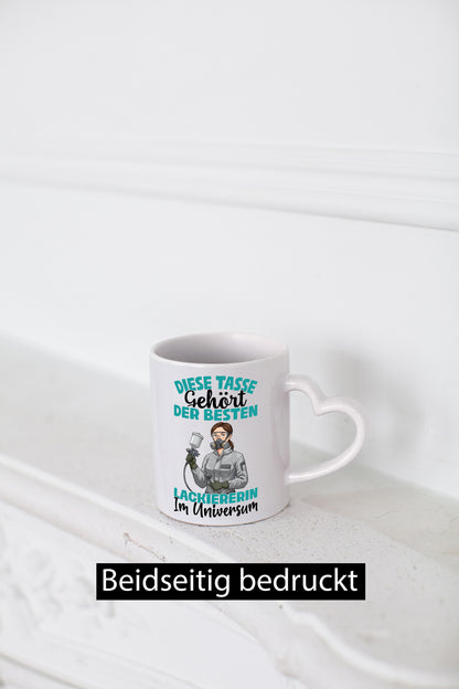 Im Universum: Lackiererin | lackieren Geschenk Humor Geschenkidee lustiger