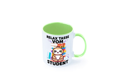 Relax Tasse: Student | Universität Uni Studium lustiger Spruch Geschenk Humor