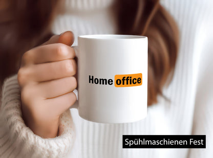 Homeoffice | Arbeit von zuhause v2 Geschenk Kollegen Büro lustiger Spruch Tasse