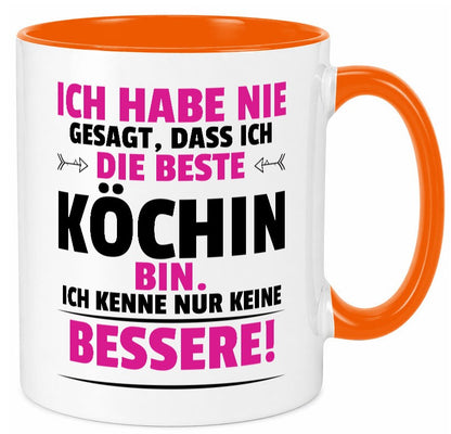Die Beste Köchin | Chefköchin Chefkoch lustig Arbeit Kollegen Büro Geschenk Tasse
