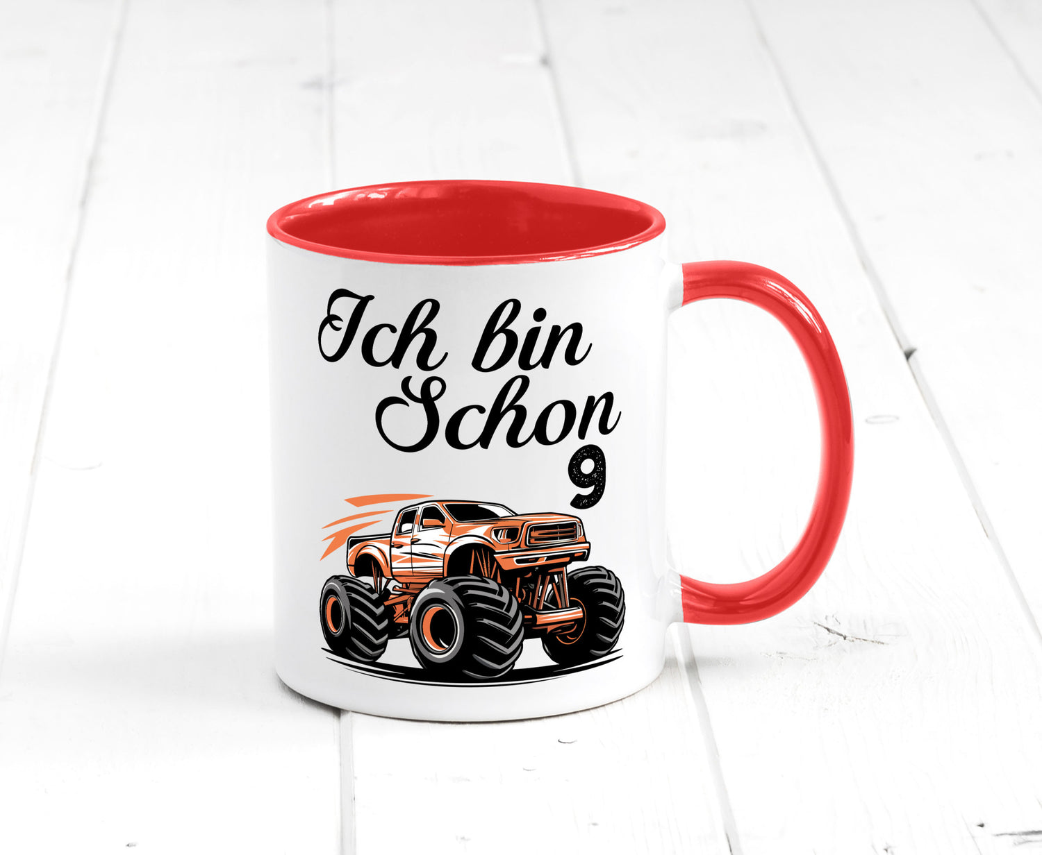 9. Geburtstag | Monster truck 9 Jahre lustiger Spruch Geschenk Geschenkidee