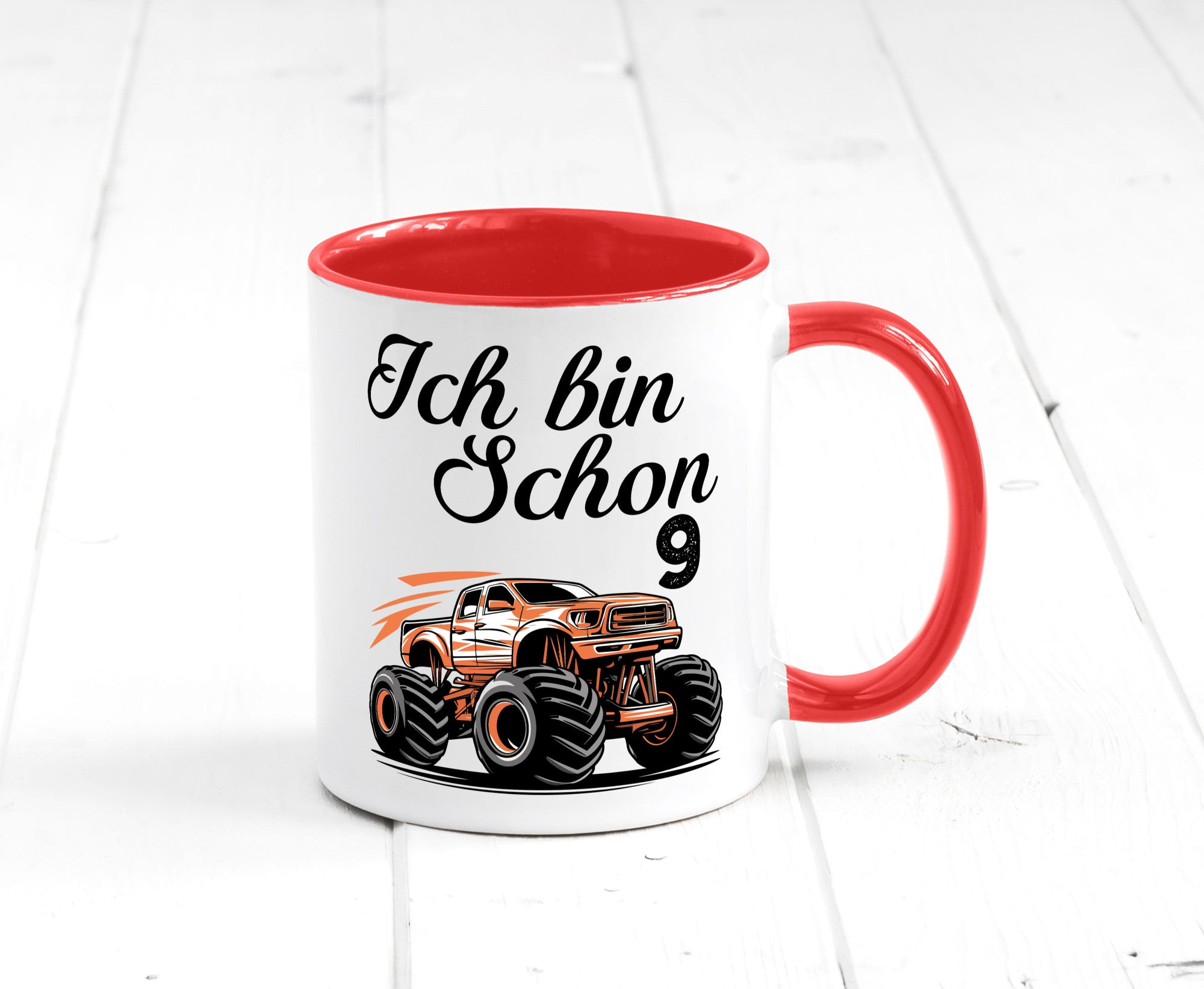 9. Geburtstag | Monster truck 9 Jahre lustiger Spruch Geschenk Geschenkidee