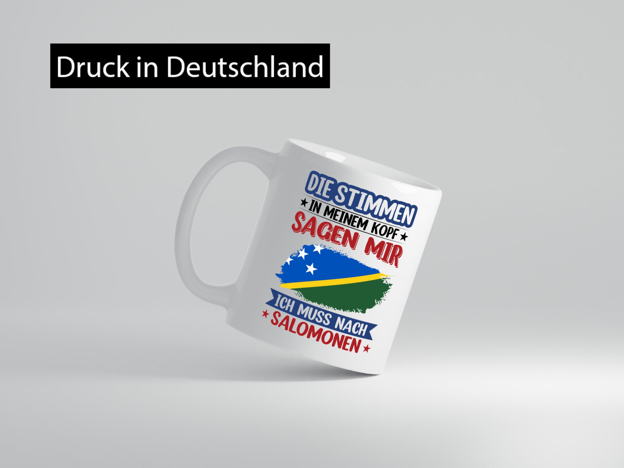 Salomonen | Urlaub Stimmen in meinem Kopf Traumland v2 Humor Geschenkidee Tasse