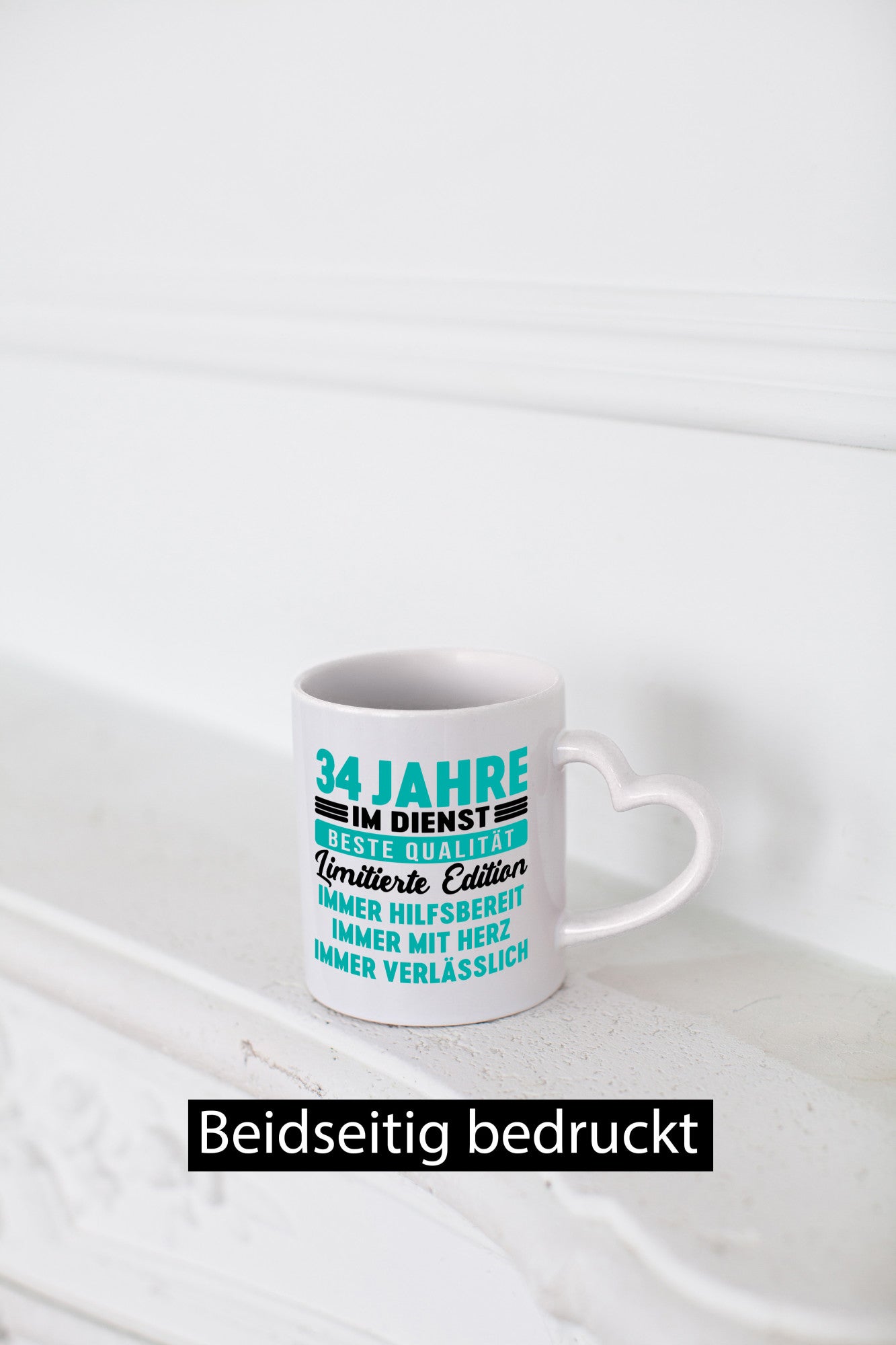 34 Jahre im Dienst | Jubiläum Arbeit v5 Geschenk Kollegen Büro lustiger Spruch