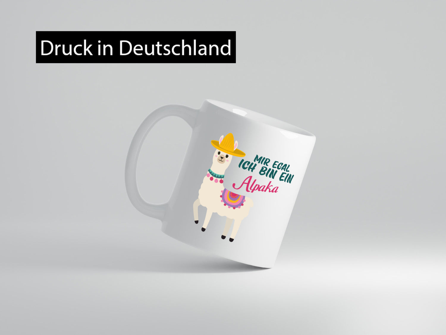 Mir egal ich bin ein Alpaka | Lama Spuckendes lustiger Spruch Geschenk Humor