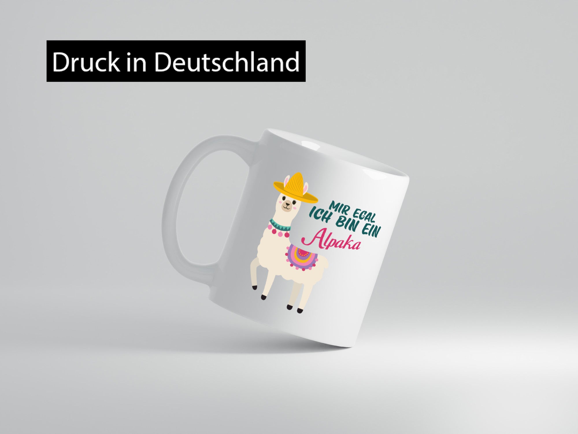 Mir egal ich bin ein Alpaka | Lama Spuckendes lustiger Spruch Geschenk Humor