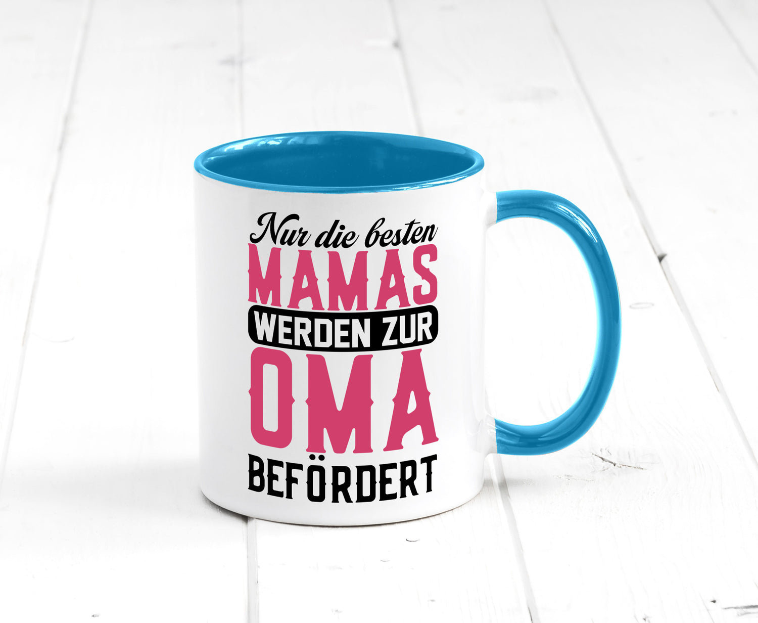 Beste Mama wird zur Oma befördert | Großmutter lustiger Spruch Geschenk Familie