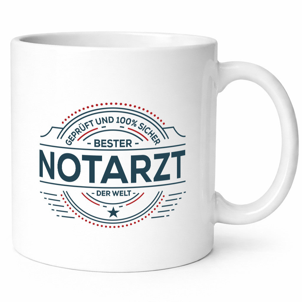 Geprüft und sicher: Notarzt | Arzt Geschenk Humor Geschenkidee lustiger Spruch