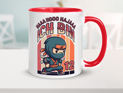 12. Geburtstag | Ninja Junge 12 Jahre Humor Geschenkidee Tasse