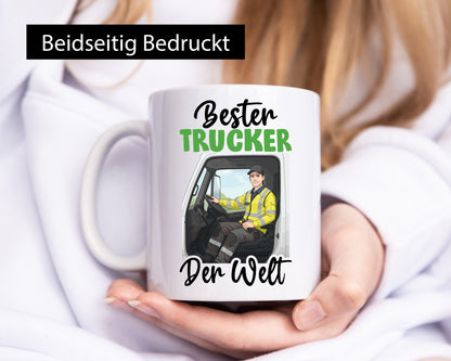 Bester Trucker | LKW Fahrer Beruf v2 lustiger Spruch Geschenk Arbeit Kollegen