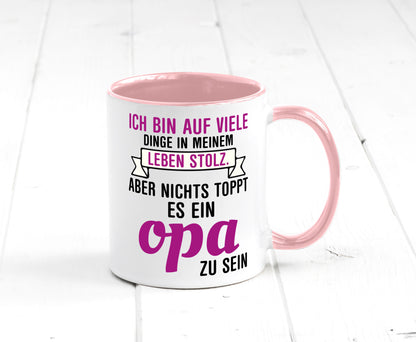 Opa Tasse | Stolzer Großvater Vatertag Enkelkinder Geschenk Familie