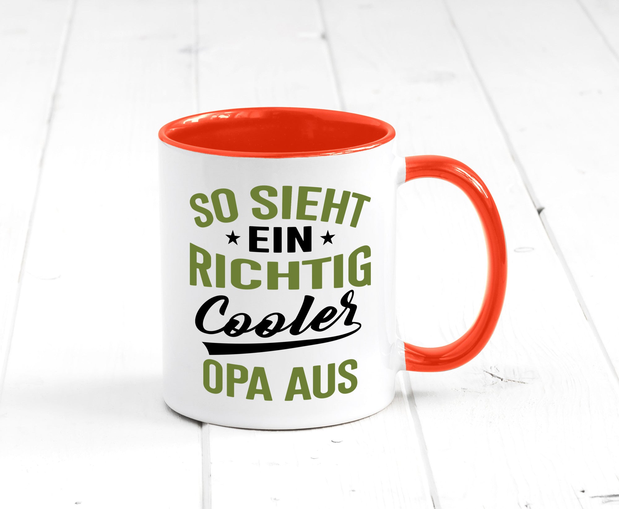 So sieht ein richtig Cooler Opa aus | Großvater Geschenkidee Familie Humor Tasse