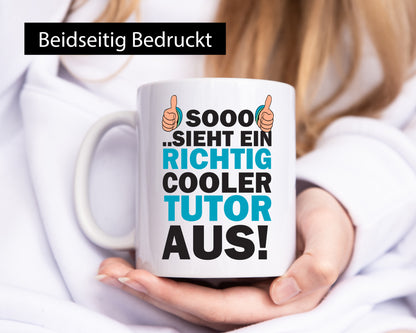 Cooler Tutor | Nachhilfe Tasse Lehrer Tutoren lustig Humor Geschenkidee Geschenk