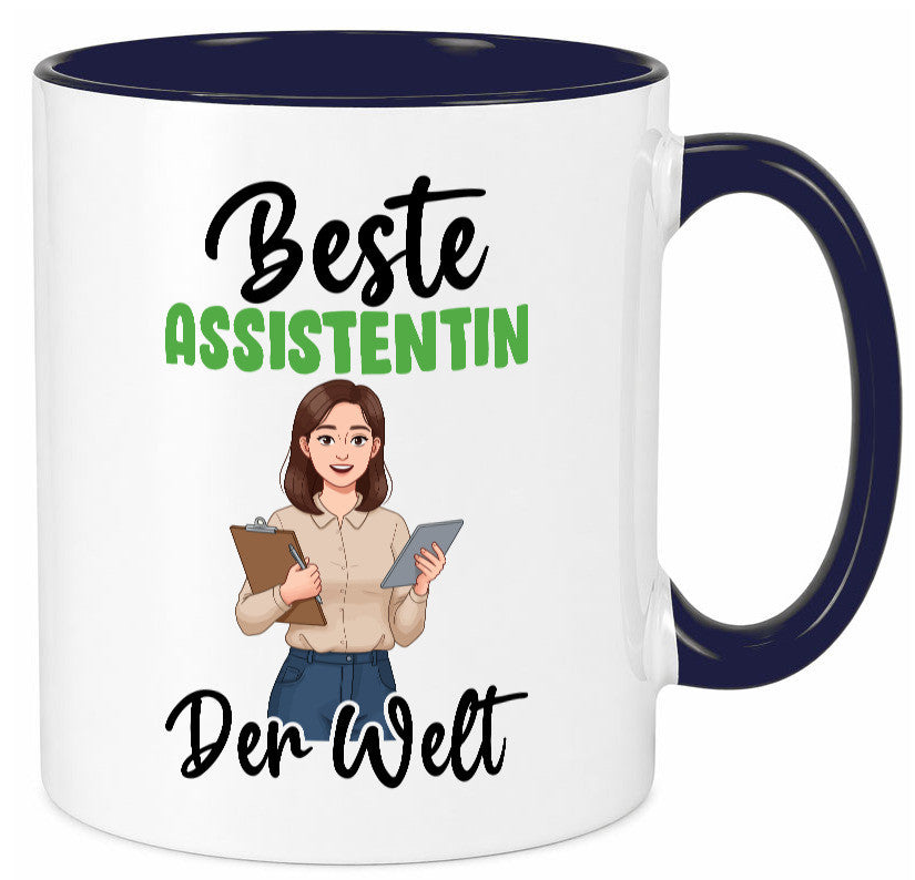 Beste Assistentin | Assistenz Hilfskraft v2 Geschenkidee Humor Tasse