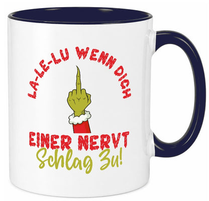 La Le Lu | Weihnachten Weihnachtsmuffel Lichter vl4 lustig Humor Geschenkidee Tasse