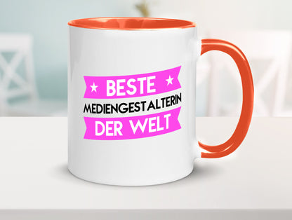 Beste Mediengestalterin | Medien lustiger Spruch Geschenk Humor Geschenkidee