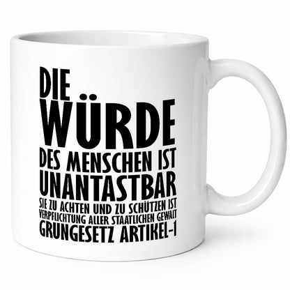 Unantastbar Geschenk Humor Geschenkidee lustiger Spruch Tasse