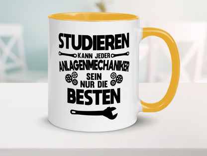 Nur die besten werden Anlagenmechaniker Humor Geschenkidee Tasse