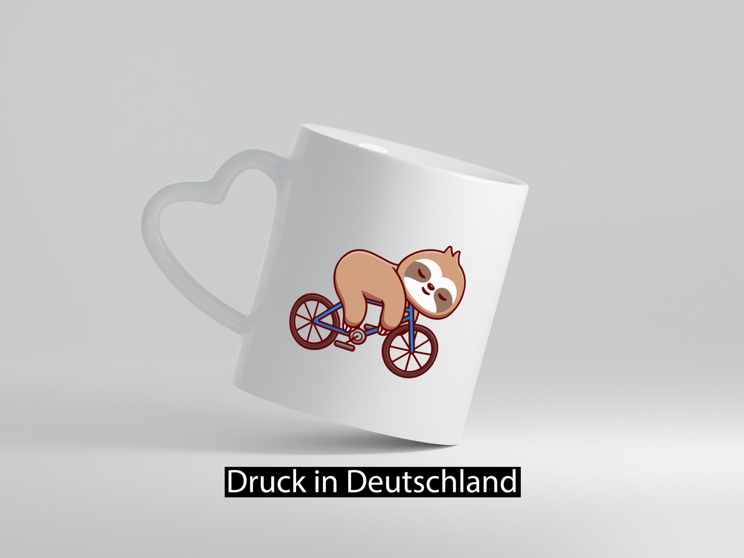 Faultier Tasse | Fahrrad Sportmuffel Fahrradmotiv lustig Tierliebhaber Humor