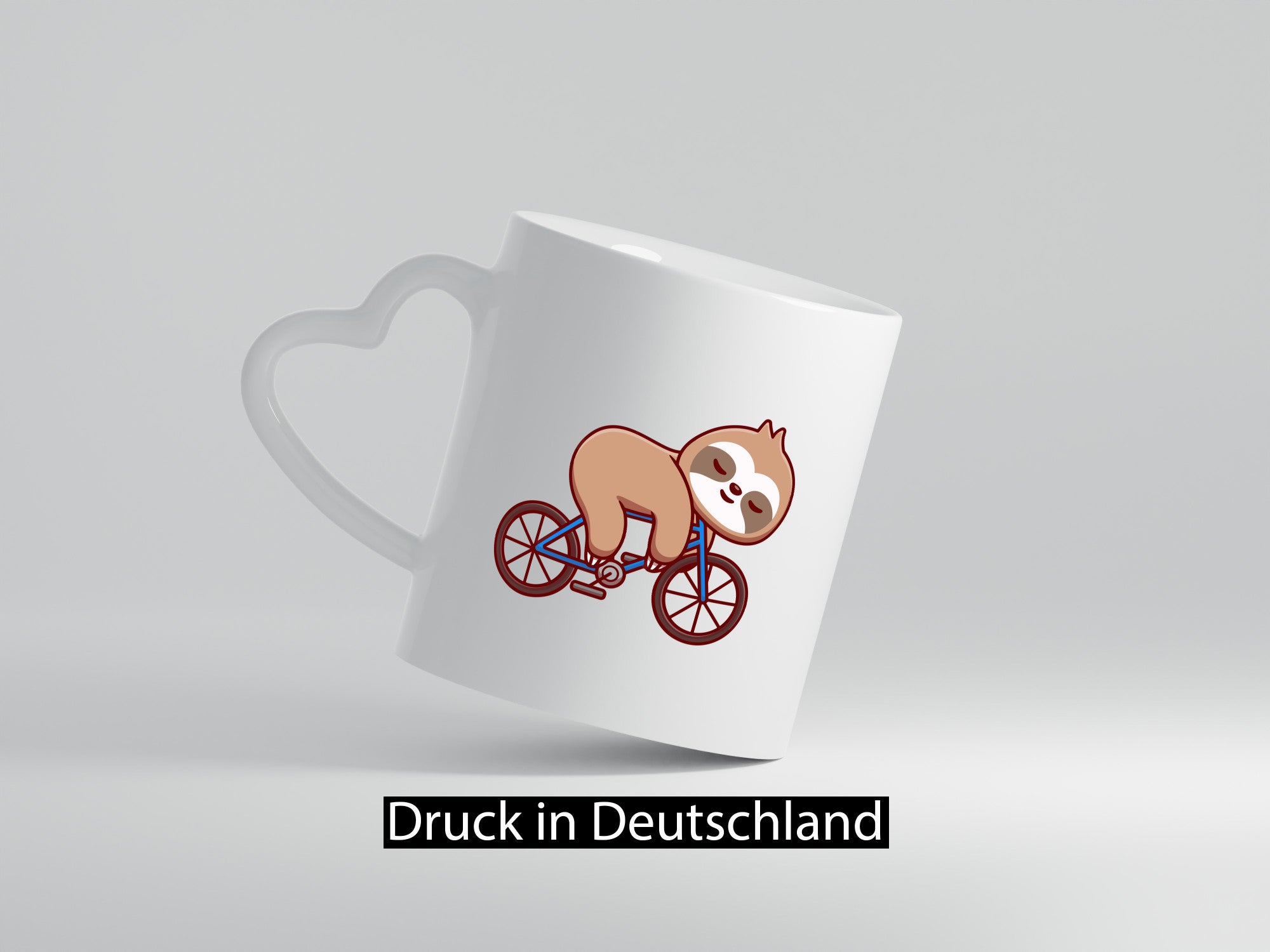 Faultier Tasse | Fahrrad Sportmuffel Fahrradmotiv lustig Tierliebhaber Humor