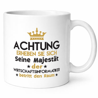 Seine Majestät Wirtschaftsinformatiker | Wirtschaft lustig Humor Geschenkidee