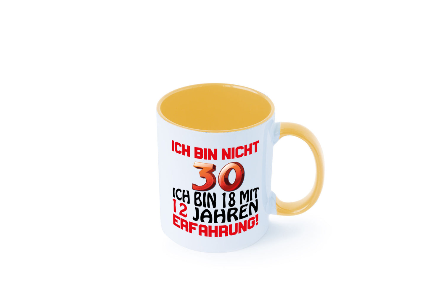 Ich bin nicht 30. lustiger Spruch Geschenk Humor Geschenkidee Tasse