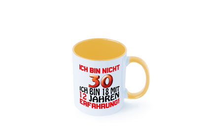 Ich bin nicht 30. lustiger Spruch Geschenk Humor Geschenkidee Tasse