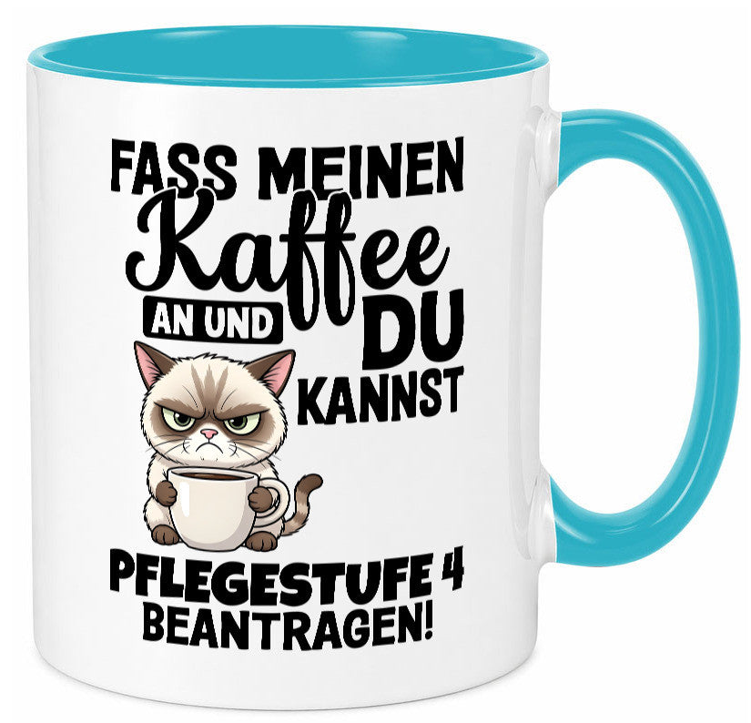 Fass meinen Kaffee an | Pflegestufe 4 Krankenschwester v3 Geschenkidee Humor