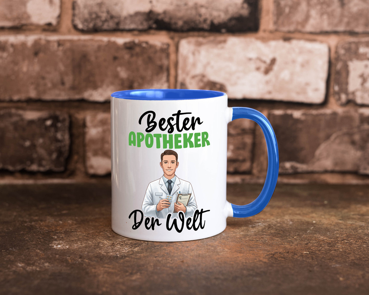 Bester Apotheker | Apotheke Pharmazie v2 Humor Geschenkidee Tasse