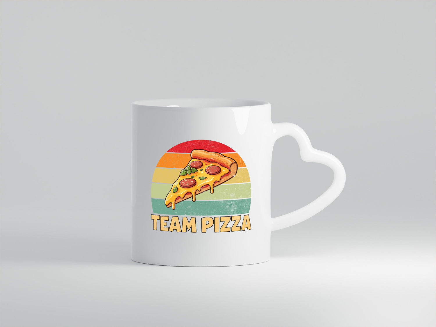 Team Pizza | Pizzaliebhaber Lover v2 Geschenkidee Humor Tasse