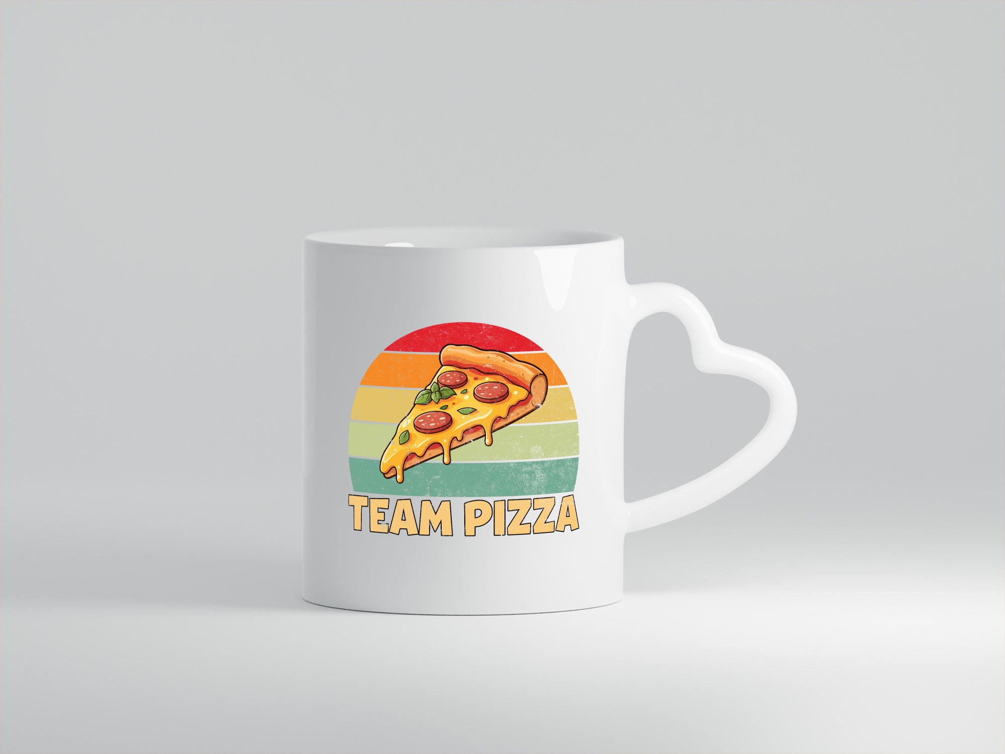 Team Pizza | Pizzaliebhaber Lover v2 Geschenkidee Humor Tasse
