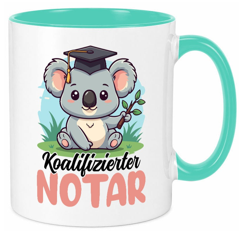 Koalifizierter Notar | Jurist Geschenkidee Humor Tasse