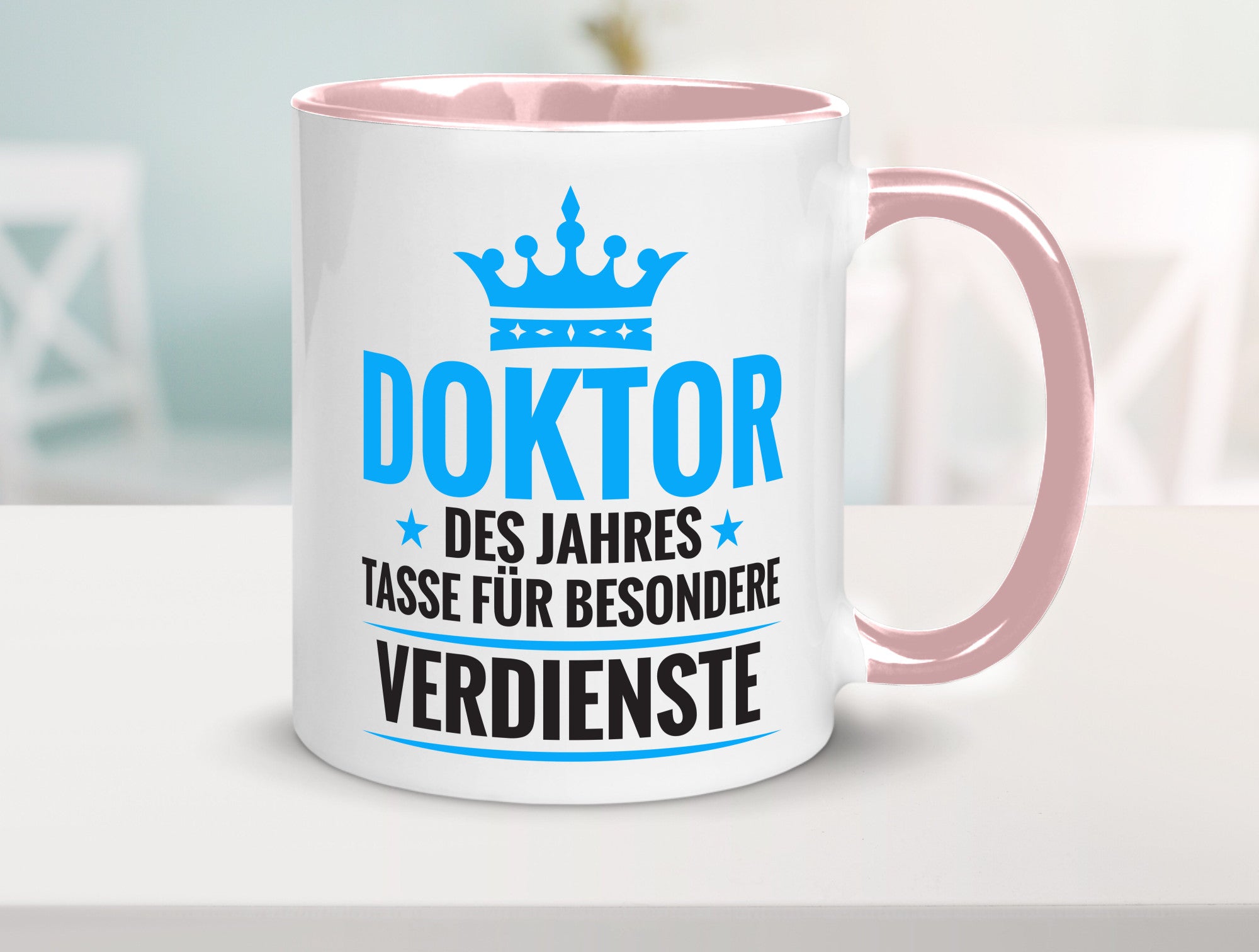 Besonderer Verdienst: Doktor | Doktorand Doktortitel Humor Geschenkidee Tasse
