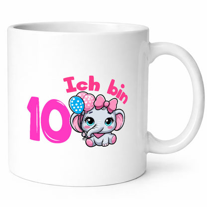 10. Geburtstag | 10 Jahre Elefant Mädchen Geschenk Geschenkidee lustiger Spruch