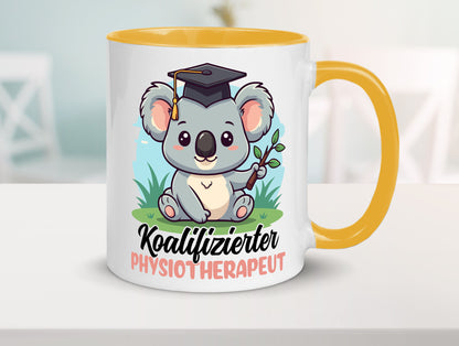 Koalifizierter Physiotherapeut Geschenk Humor Geschenkidee lustiger Spruch Tasse