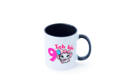 9. Geburtstag | 9 Jahre Elefant Mädchen Geschenk Geschenkidee lustiger Spruch