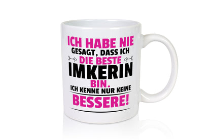 Die Beste Imkerin | Imkerei lustig Humor Geschenkidee Geschenk Tasse