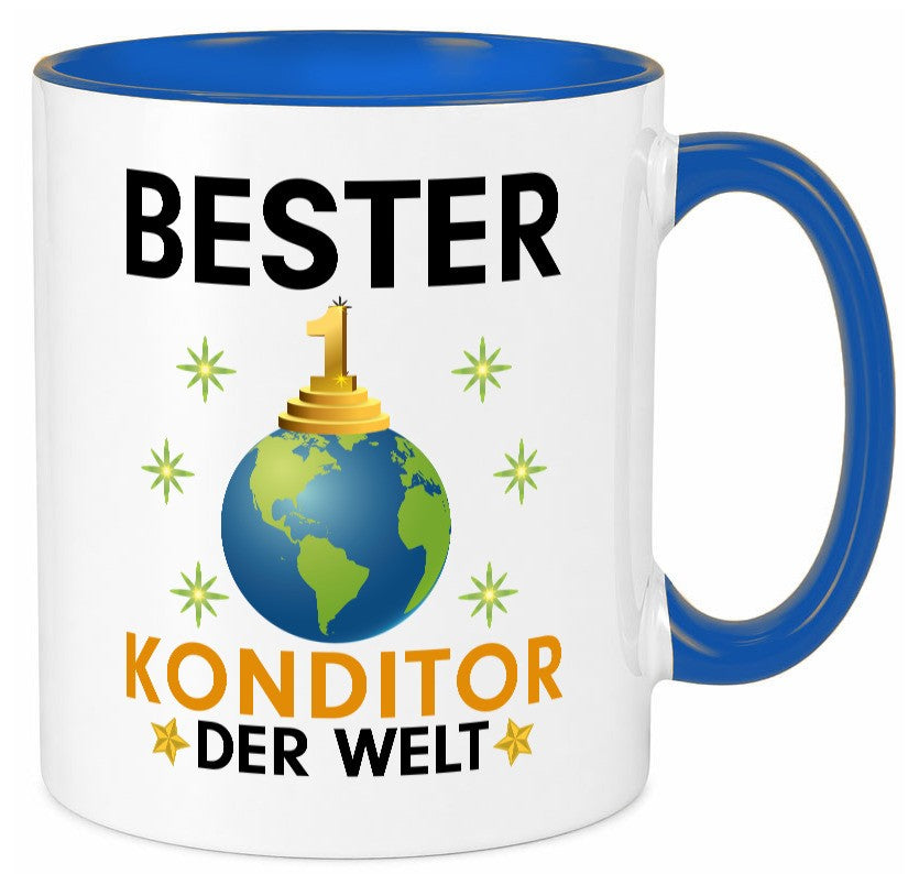 Welt Bester Konditor | Konditorei lustig Humor Geschenkidee Geschenk Tasse