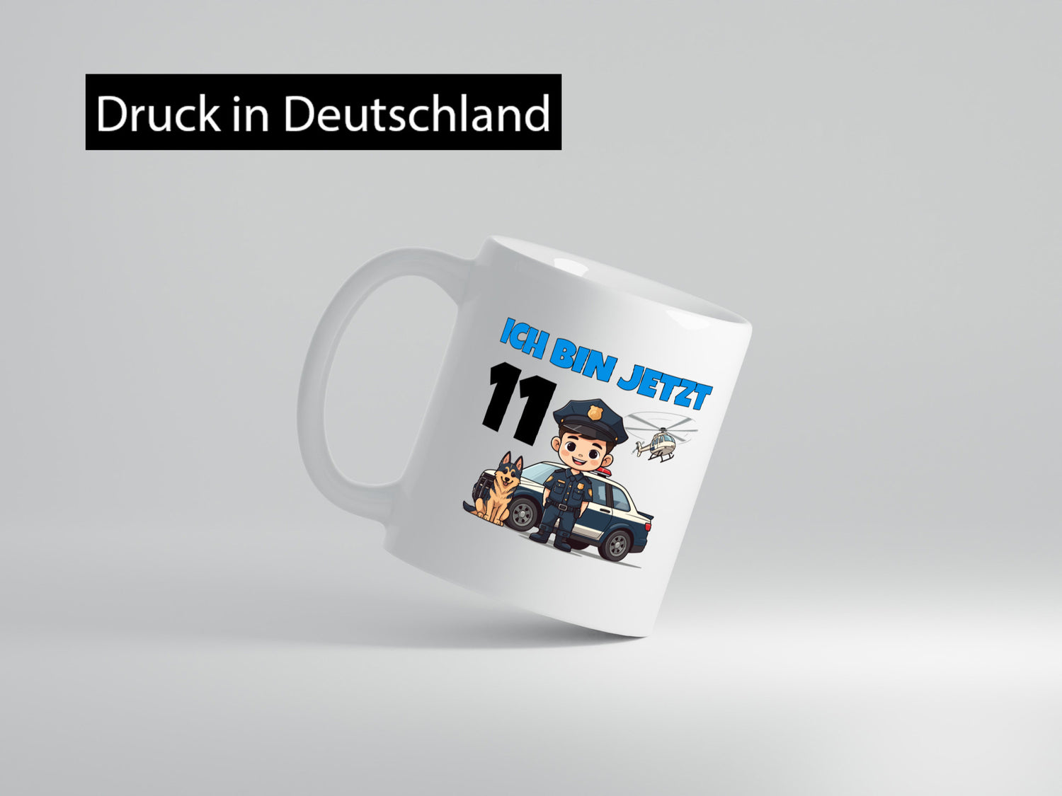 11. Geburtstag | 11 Jahre Polizei Kind Polizeiauto lustig Geschenkidee Geschenk