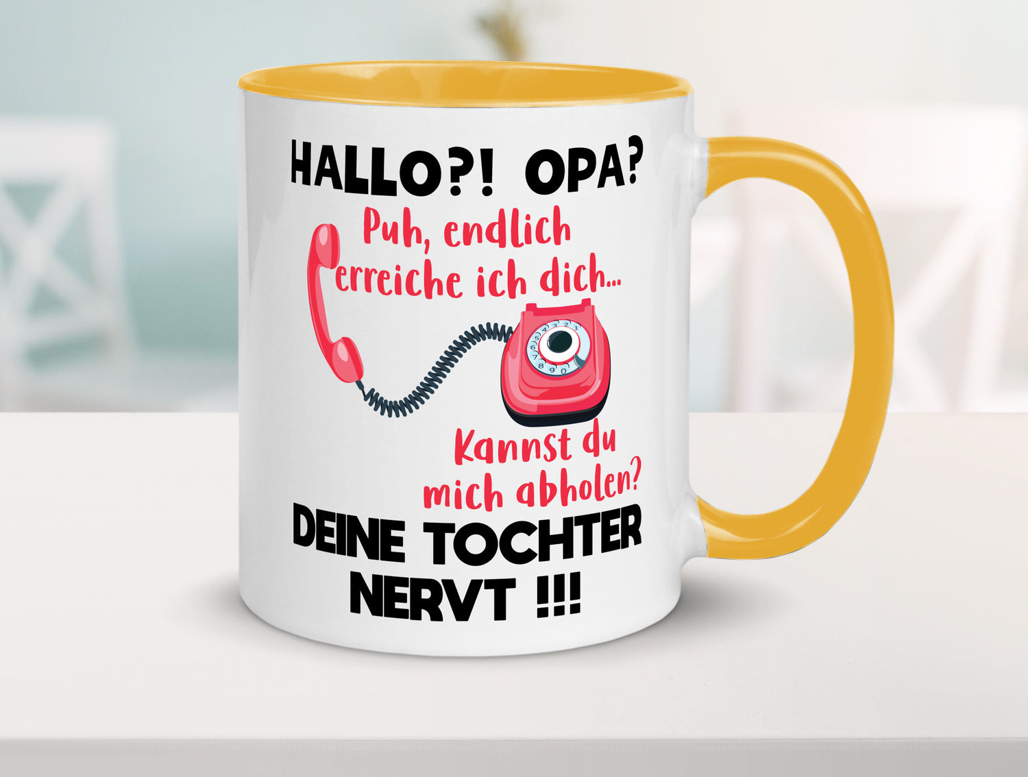 Opa hol mich ab | Deine Tochter nevt Bester Geschenkidee Familie Humor Tasse